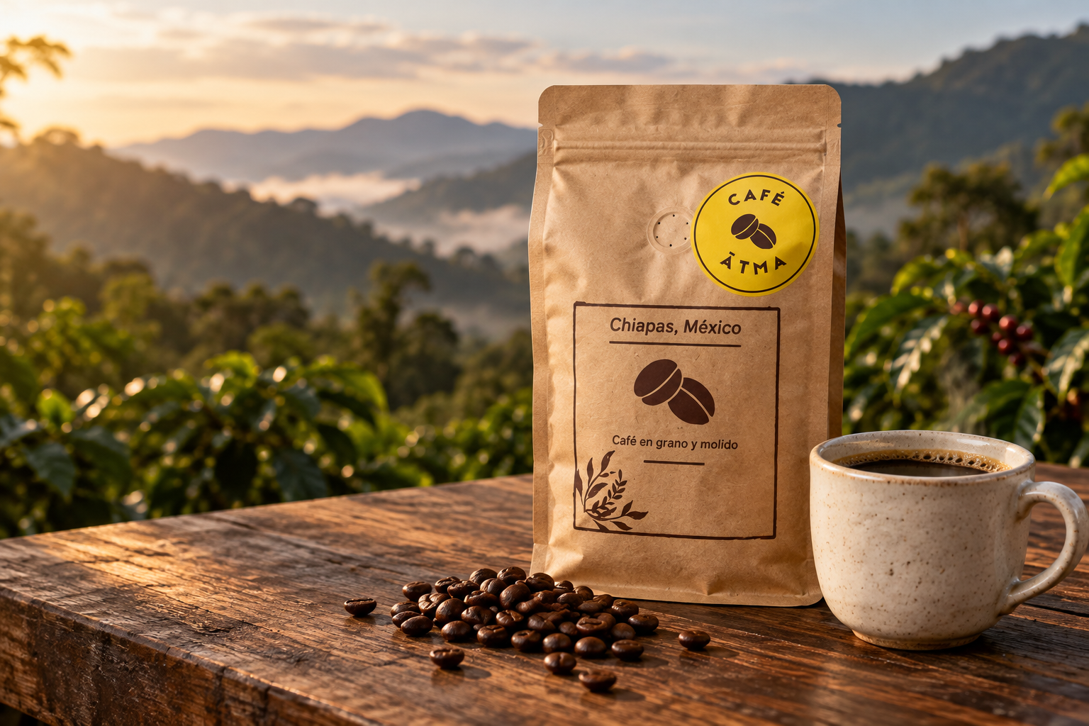 Bolsa de café de Chiapas
